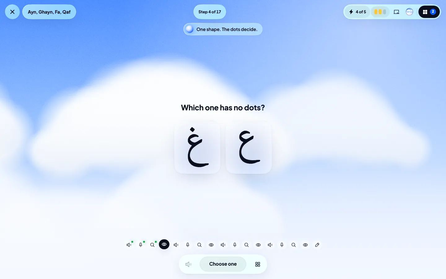 Qiraa · Letters