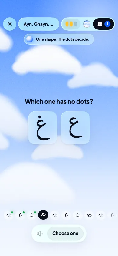Qiraa · Letters
