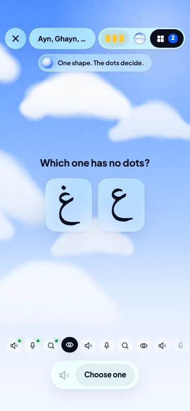 Qiraa · Letters