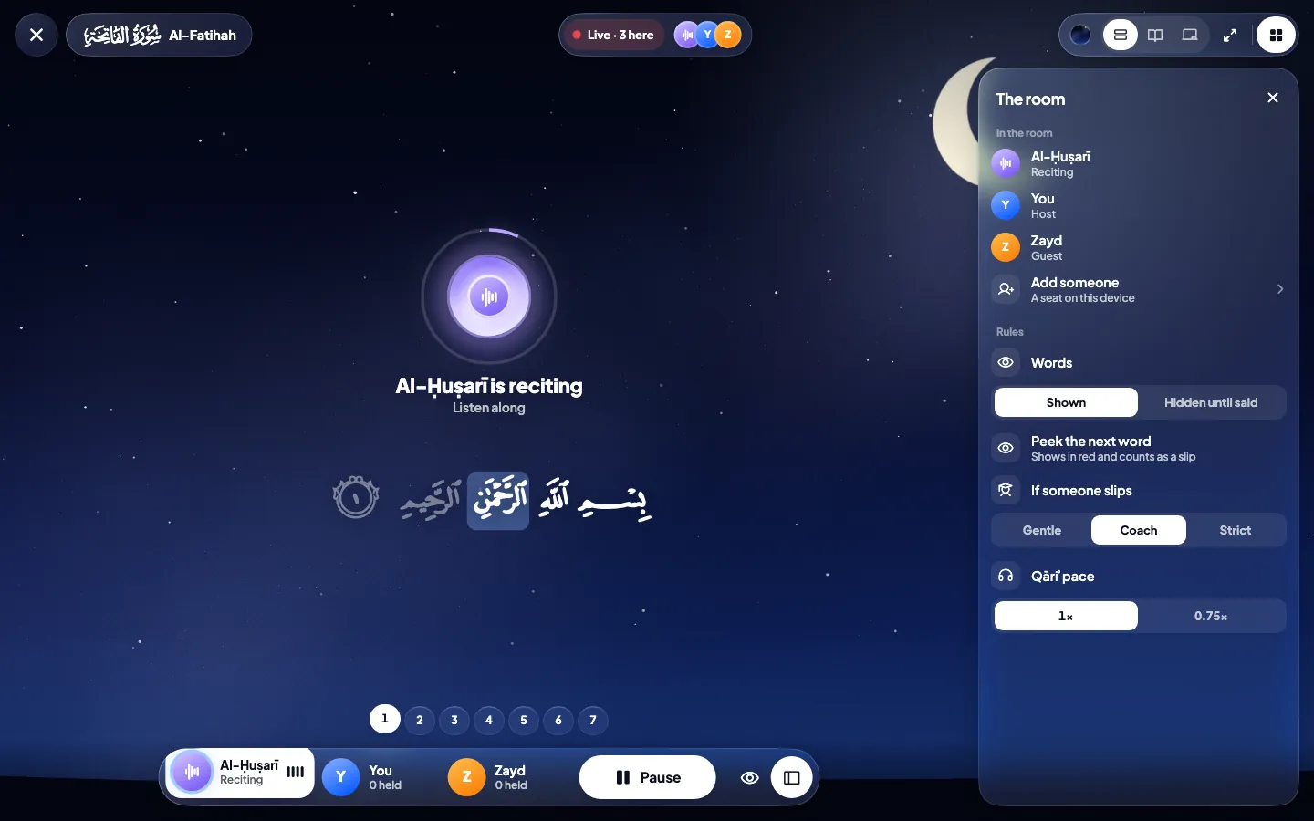 Qiraa · Recite together
